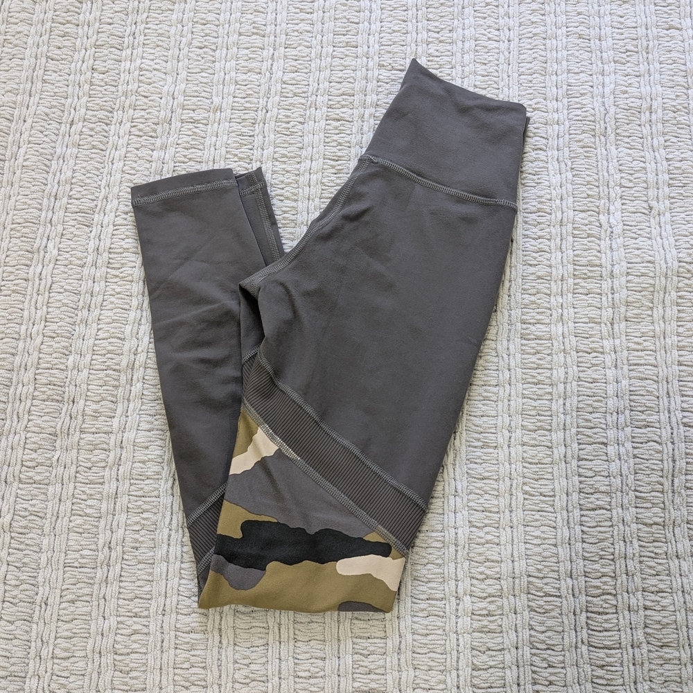 Aerie Gray and Brown Leggings Modern Slim Fit